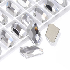 Crystal De-Art Shape High Quality Glass Beveled Flat Back Rhinestones WholesaleRhinestone