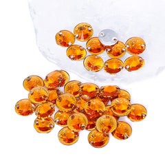 Rivoli Orange Resin Sew-on Rhinestones For Dance Costume WholesaleRhinestone