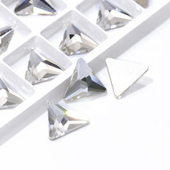 Crystal Rivoli Triangle Shape High Quality Glass Beveled Flat Back Rhinestones WholesaleRhinestone