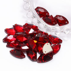 Siam Galactic Shape High Quality Glass Sew-on Rhinestones WholesaleRhinestone