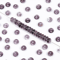 TMTG009 Transparent Candy Series Lucky Buckle Shape Glass Seed Beads WholesaleRhinestone