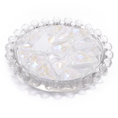 Electric Neon White Slim Triangle Shape High Quality Glass Sew-on Rhinestones WholesaleRhinestone