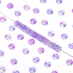 TMTG005 Przezroczyste cukierki Szczęśliwy klamra Kształt Szklany Kulki nasienne