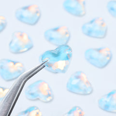 Crystal AM Heart Shape High Quality Glass Sew-on Rhinestones WholesaleRhinestone
