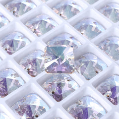 Crystal Transmission Rivoli Square Shape High Quality Glass Sew-on Rhinestones WholesaleRhinestone