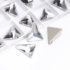 Crystal Derlta Shape High Quality Glass Beveled Flat Back Rhinestones WholesaleRhinestone