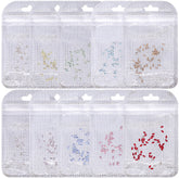 Navette Shape Multi Colors Small Size Glass Beveled Flat Back Fancy Rhinestones For Nail Art WholesaleRhinestone