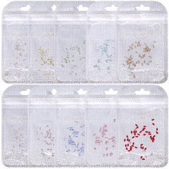 Navette Shape Multi Colors Small Size Glass Beveled Flat Back Fancy Rhinestones For Nail Art WholesaleRhinestone