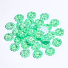Electric Neon Greenwrap XIRIUS Round Shape High Quality Glass Sew-on Rhinestones