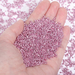 Metallic Pink Luster Color Hight Quality Glass Cylinder Seed Beads 1.6 MM Size JS3013 WholesaleRhinestone