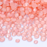 Mixed Sizes Mocha Neon Champagne Glass Flat Back Rhinestones For Nail Art WholesaleRhinestone