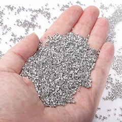 Metallic Silver Luster Color Hight Quality Glass Cylinder Seed Beads 1.6 MM Size JS3001 WholesaleRhinestone