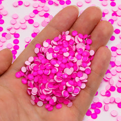 Neon Barbie Pink Glass FlatBack Neon Rhinestones WholesaleRhinestone