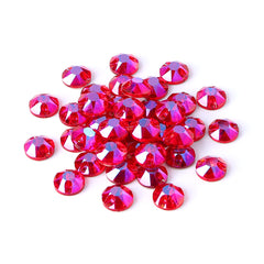 Light Siam Shimmer XIRIUS Round Shape High Quality Glass Sew-on Rhinestones WholesaleRhinestone