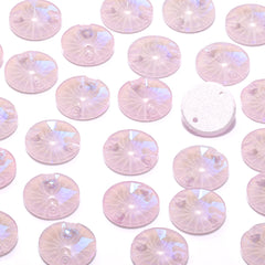 Electric Neon Light Rose Rivoli Shape High Quality Glass Sew-on Rhinestones WholesaleRhinestone