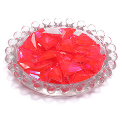 Electric Neon Hyacinth Slim Triangle Shape High Quality Glass Sew-on Rhinestones WholesaleRhinestone