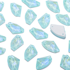 Electric Neon Light Azore Galactic Shape High Quality Glass Sew-on Rhinestones WholesaleRhinestone