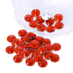Rivoli Light Siam Resin Sew-on Rhinestones For Dance Costume WholesaleRhinestone