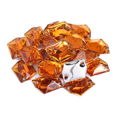 Cosmic Orange Resin Sew-on Rhinestones For Dance Costume WholesaleRhinestone