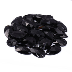 Drop Black Resin Sew-on Rhinestones For Dance Costume WholesaleRhinestone