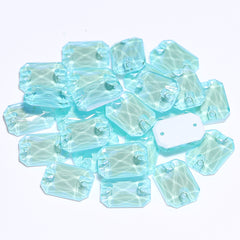 Electric Neon Light Azore Octagon Shape High Quality Glass Sew-on Rhinestones WholesaleRhinestone