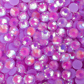 Mocha Shimmer Dk Purple Glass Flat Back Rhinestones WholesaleRhinestone