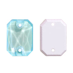 Electric Neon Light Azore Octagon Shape High Quality Glass Sew-on Rhinestones WholesaleRhinestone