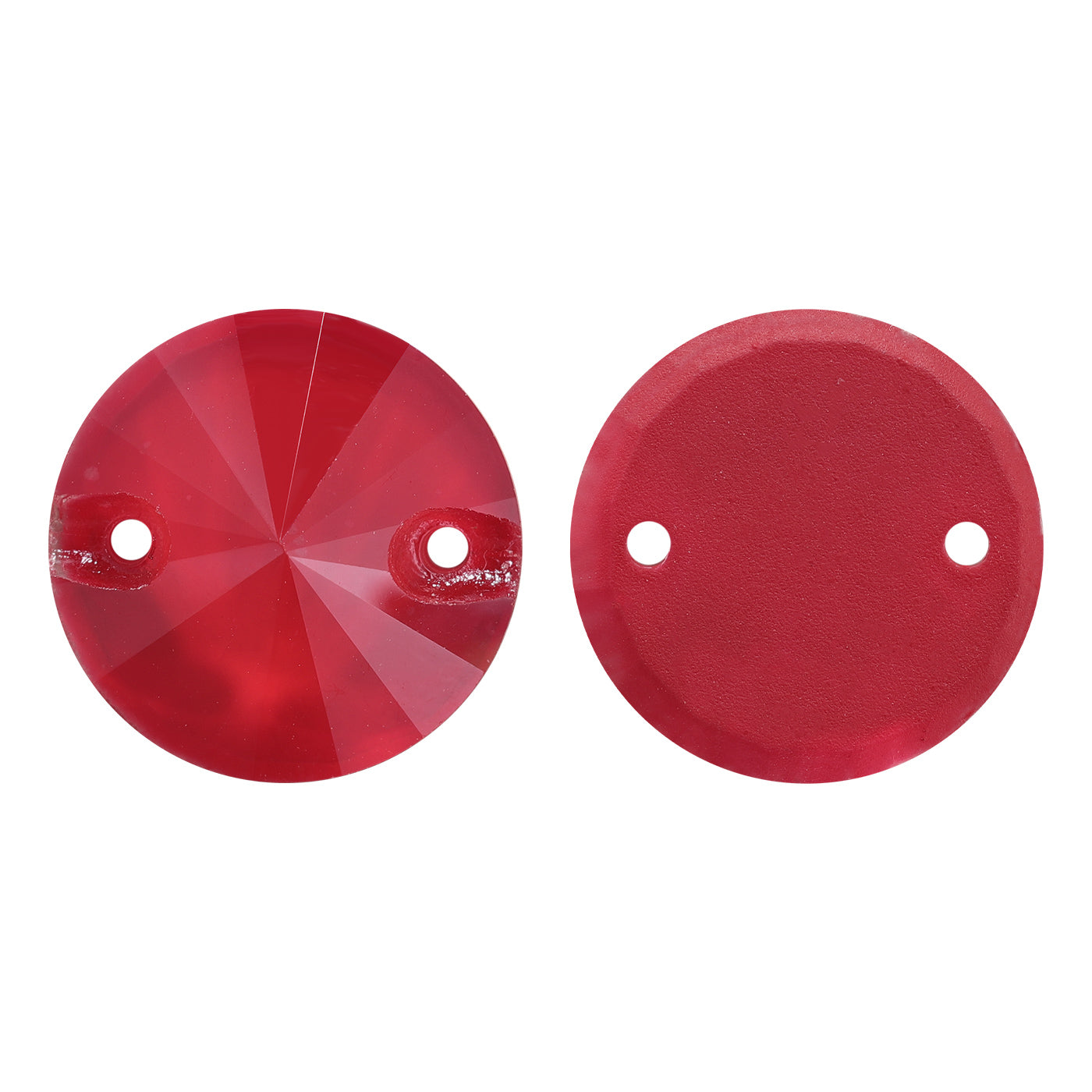 Mocha Light Siam Rivoli Shape High Quality Glass Sew-on Rhinestones WholesaleRhinestone