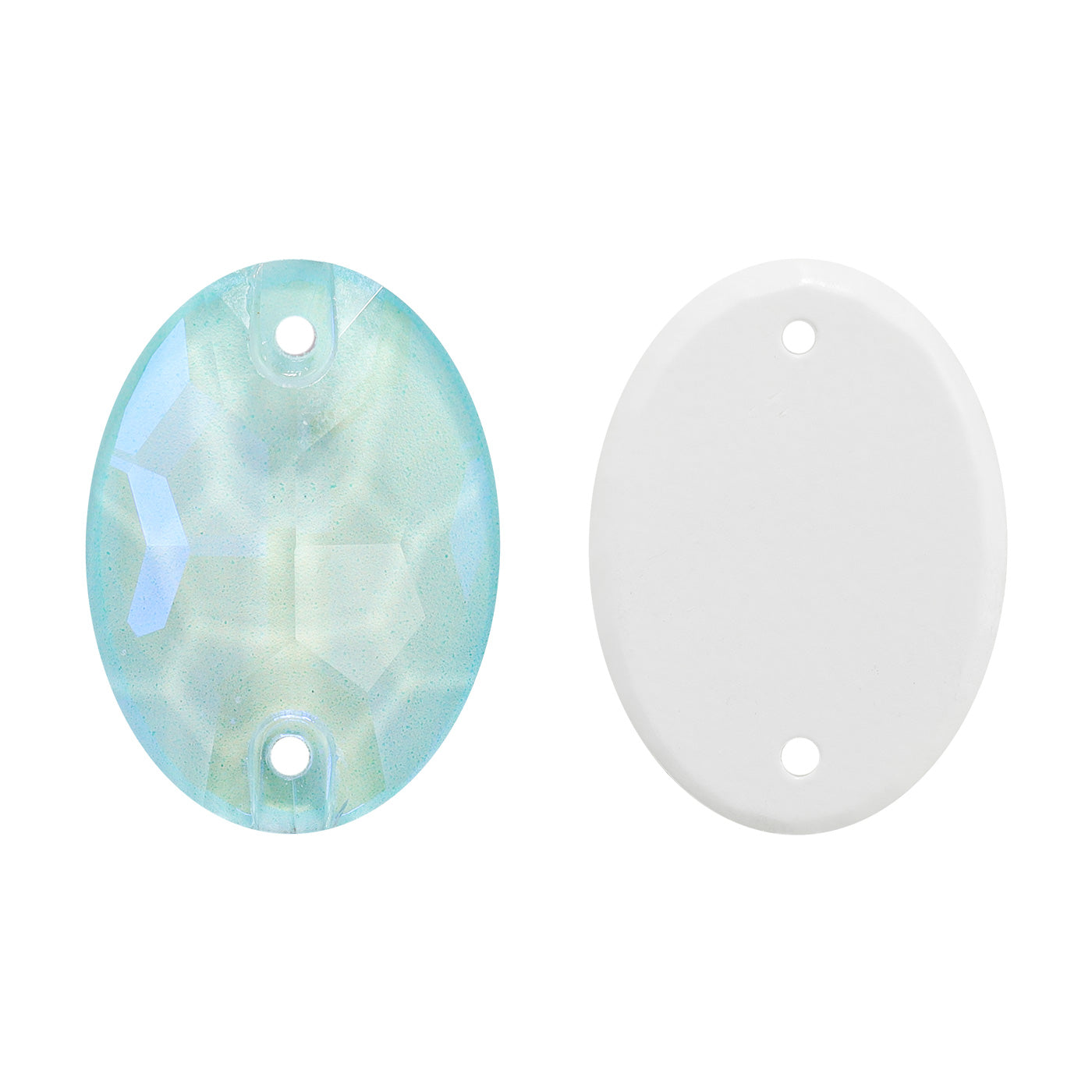 Electric Neon Light Azore Oval Shape High Quality Glass Sew-on Rhinestones WholesaleRhinestone