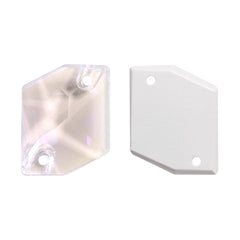Electric Neon White Cosmic Shape High Quality Glass Sew-on Rhinestones WholesaleRhinestone