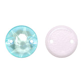 Electric Neon Light Azore XIRIUS Round Shape High Quality Glass Sew-on Rhinestones WholesaleRhinestone