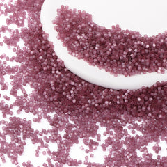 Transparent Lilac Silk Satin Cat's Eye Color Hight Quality Glass Cylinder Seed Beads 1.6 MM Size MY4009 WholesaleRhinestone