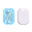 Electric Neon Aquamarine Octagon Shape High Quality Glass Sew-on Rhinestones WholesaleRhinestone
