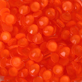 Mocha Neon Lt Orange Glass Flat Back Rhinestones WholesaleRhinestone