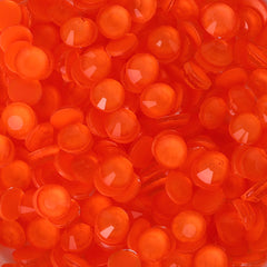 Mocha Neon Lt Orange Glass Flat Back Rhinestones WholesaleRhinestone