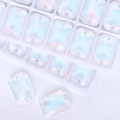 Crystal AM Octagon Shape High Quality Glass Sew-on Rhinestones WholesaleRhinestone