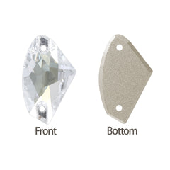 Silver Shade Galactic Shape High Quality Glass Sew-on Rhinestones WholesaleRhinestone