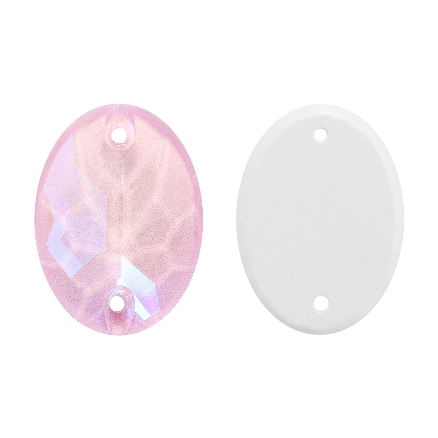 Electric Neon Light Rose Oval Shape High Quality Glass Sew-on Rhinestones WholesaleRhinestone