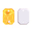 Electric Neon Sunflower Octagon Shape High Quality Glass Sew-on Rhinestones WholesaleRhinestone