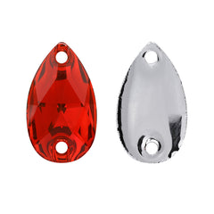 Drop Light Siam Resin Sew-on Rhinestones For Dance Costume WholesaleRhinestone