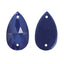 Mocha Sapphire Drop Shape High Quality Glass Sew-on Rhinestones