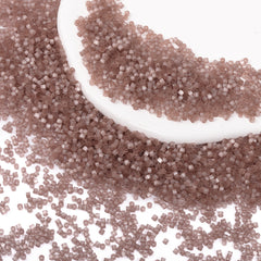 Transparent Silk Satin Cat's Eye Color Hight Quality Glass Cylinder Seed Beads 1.6 MM Size MY4018 WholesaleRhinestone