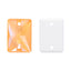 Electric Neon Sunflower Rectangle Shape High Quality Glass Sew-on Rhinestones WholesaleRhinestone