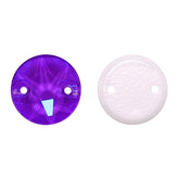Electric Neon Violet XIRIUS Round Shape High Quality Glass Sew-on Rhinestones WholesaleRhinestone