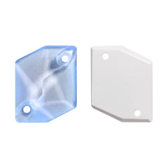 Electric Neon Light Blue Cosmic Shape High Quality Glass Sew-on Rhinestones WholesaleRhinestone