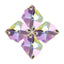 Luminous Green Cosmic Shape High Quality Glass Sew-on Rhinestones WholesaleRhinestone