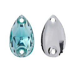 Drop Aquamarine Resin Sew-on Rhinestones For Dance Costume WholesaleRhinestone