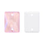 Electric Neon Light Rose Rectangle Shape High Quality Glass Sew-on Rhinestones