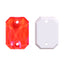 Electric Neon Hyacinth Octagon Shape High Quality Glass Sew-on Rhinestones