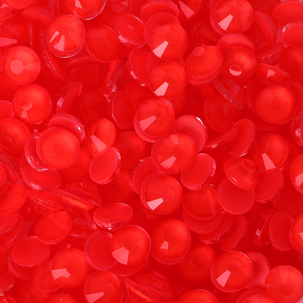 Mocha Neon Dk Orange Glass Flat Back Rhinestones WholesaleRhinestone